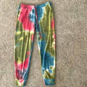 Jenni Pajama Pants Ultra Soft Lounge Wear Sleep Wear Size Small Tie-dye